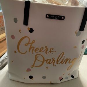 Kate Spade Cheers Darling Brand New Tote Bag